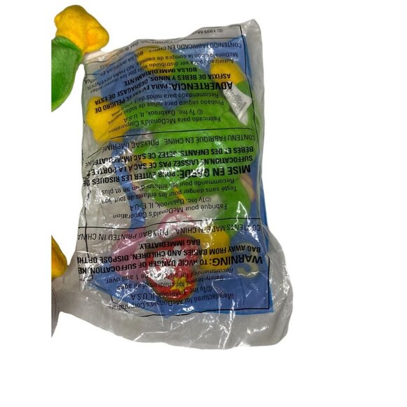 Frog TY Beanie Baby Smoochy Matching Teanie Beanie Set - Picture 2 of 6